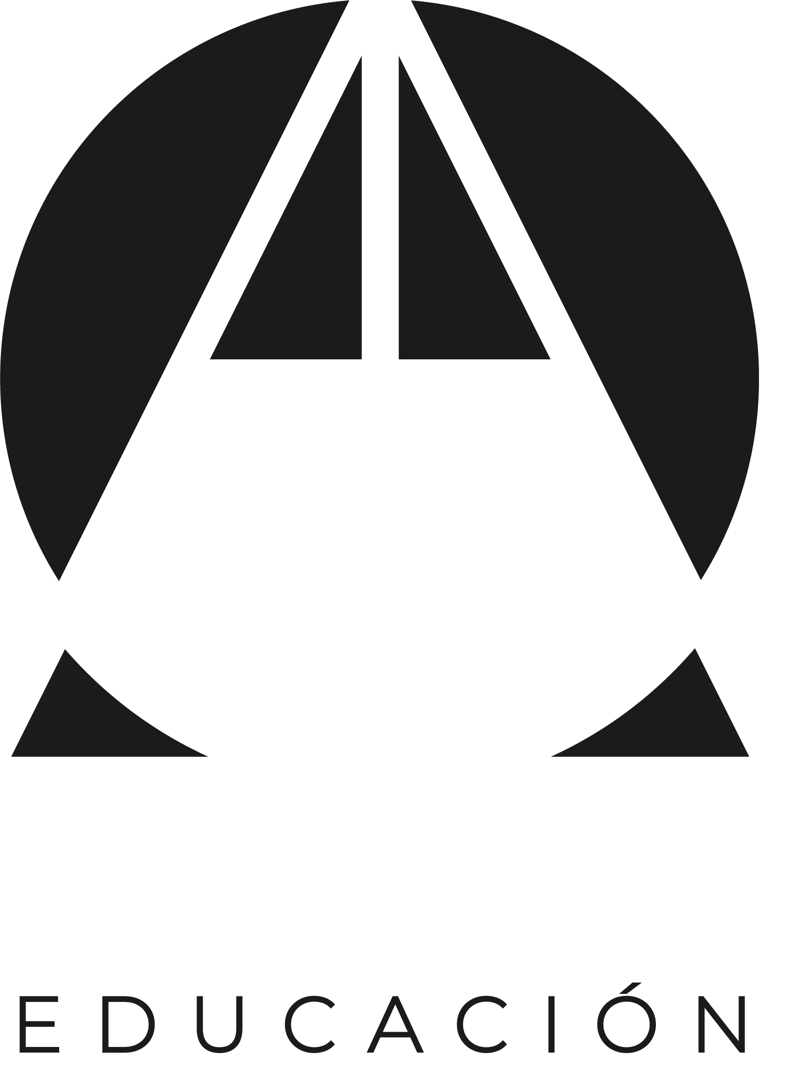 Zoed educacion logo vertical balnco negro